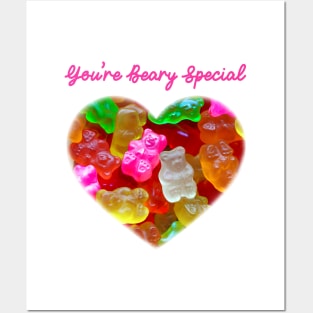 You Are Beary Special Gummy Bears Self Love Self Care Posters and Art